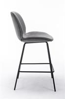 כסא בר מעוצב דגם זנזיבר צבע אפור