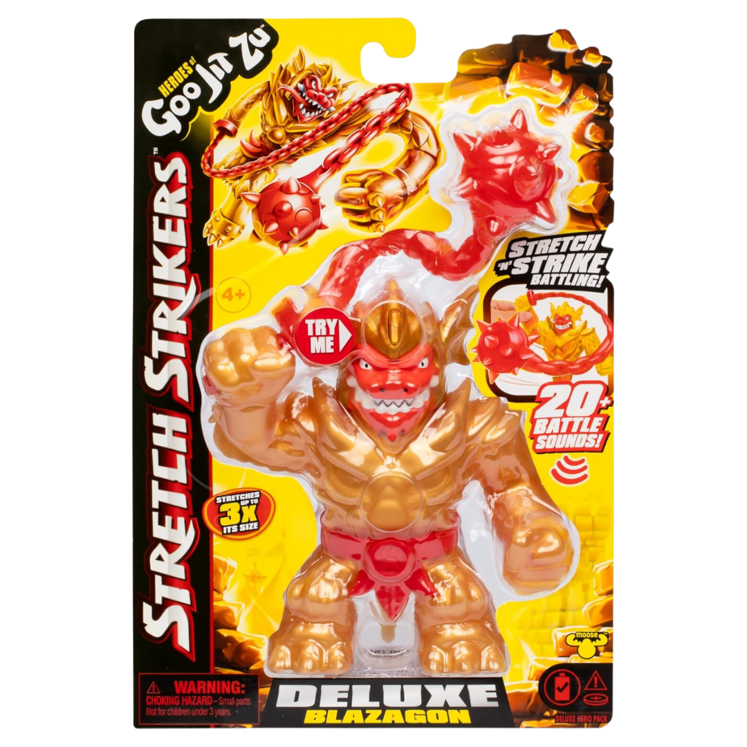 גו ג'יט זו - דמות נמתחת סטרייקר - סטרץ' Strech Strikers בלאזאגון דלוקס עם נשק - Goo Jit Zu גו ג'יט זו - דמות נמתחת סטרייקר - סטרץ' Strech Strikers בלאזאגון דלוקס עם נשק - Goo Jit Zu