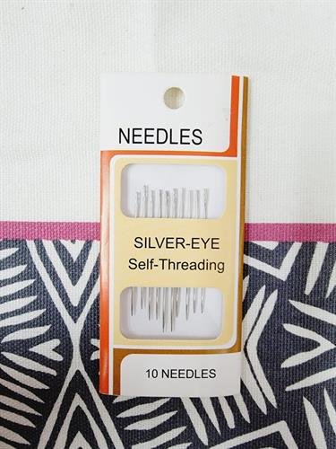 Silver Eye Self-Threading Needles - מחטים