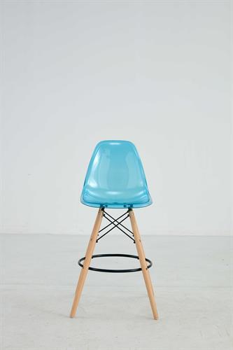 כסא בר מעוצב דגם קארין צבע כחול כסא בר מעוצב דגם קארין צבע כחול