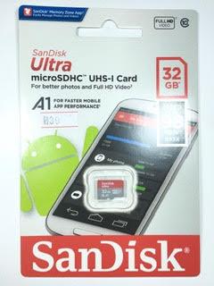 כרטיס זיכרון מהיר 32 ג'יגה SanDisk