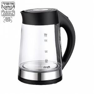 קומקום מהדרין זכוכית תהילה מוצר בד"צ מהדרין