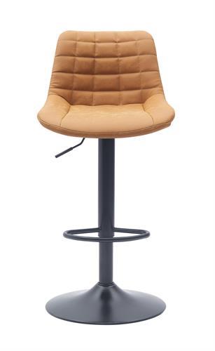 כסא בר מעוצב דגם רומאו דמוי עור צבע חרדל כסא בר מעוצב דגם רומאו דמוי עור צבע חרדל