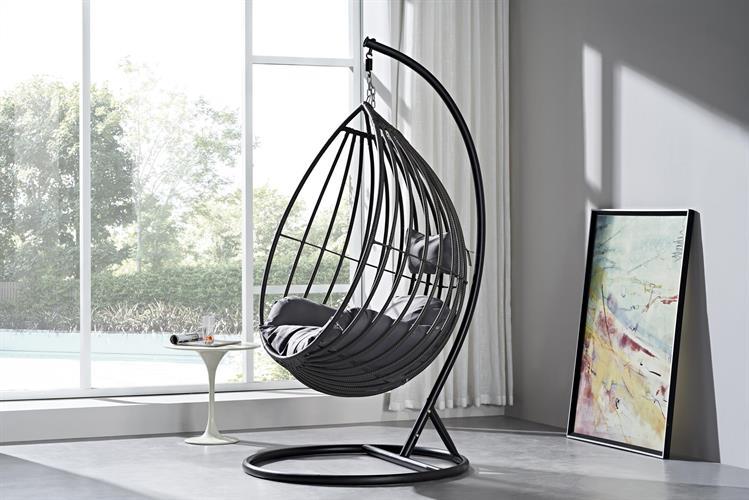 ערסל לגינה ולמרפסת דגם מיאמי צבע אפור ערסל לגינה ולמרפסת דגם מיאמי צבע אפור