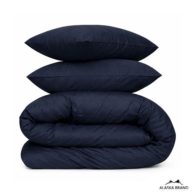 מצעי 100% כותנה מצרית אריגת סאטן 500 חוט - כחול נייבי