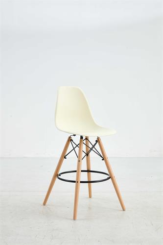 כסא בר מעוצב דגם ליאן צבע בז