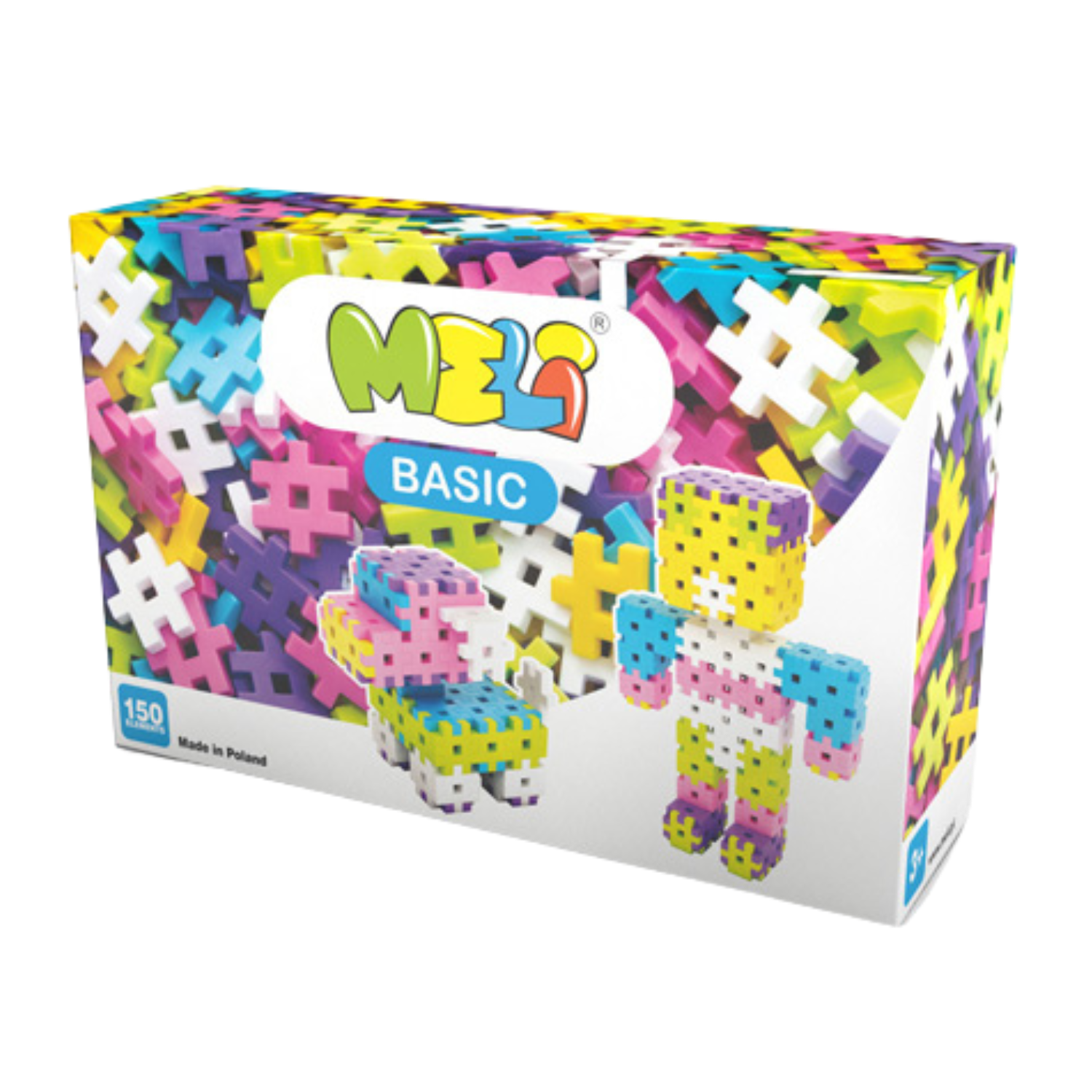 מלי MELI בייסיק BASIC פסטל 150 חלקים