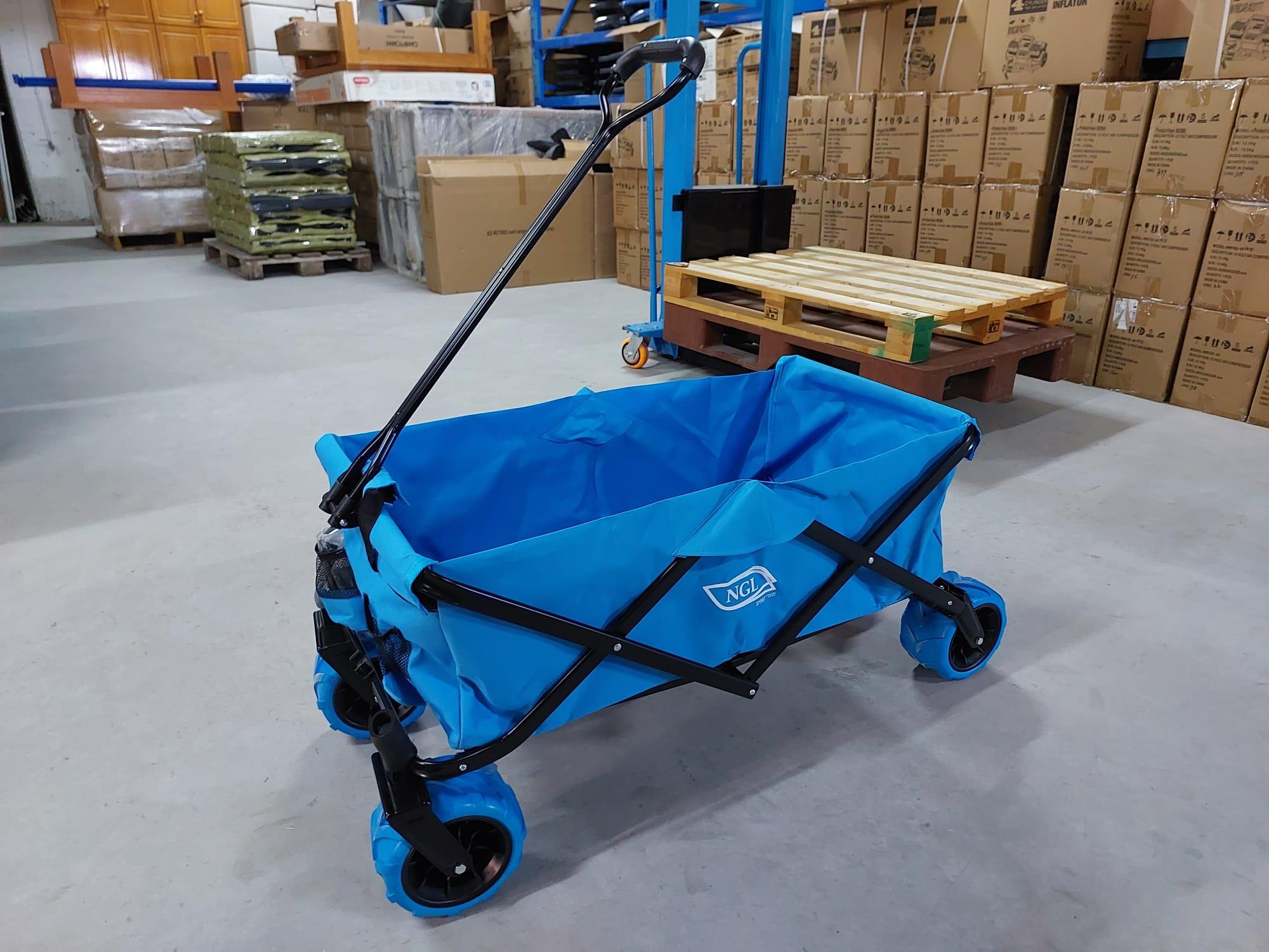 עגלת קמפינג חוף גלגלים רחבים 7 אינץ CLASSIC ROCKY קמפינג לייף