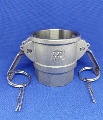 קאמלוק מחבר מהיר קמלוק 316 נירוסטה CAMLOCK COUPLING 2X2 דגם D קמפינג לייף