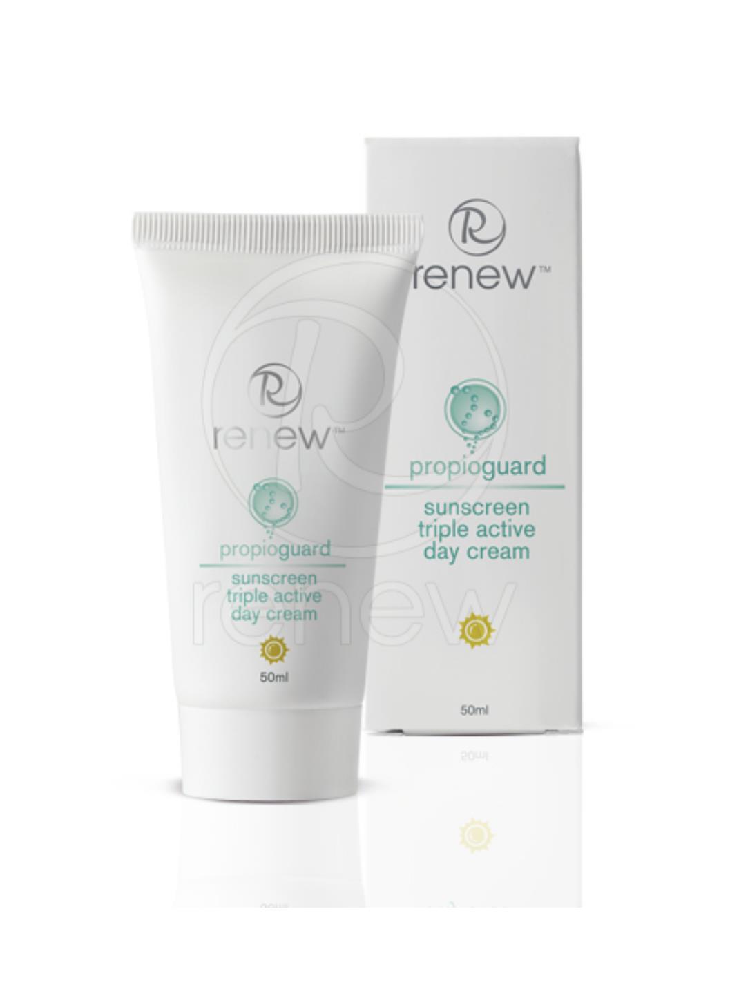 קרם יום טריפל אפקט עם מקדם הגנה renew