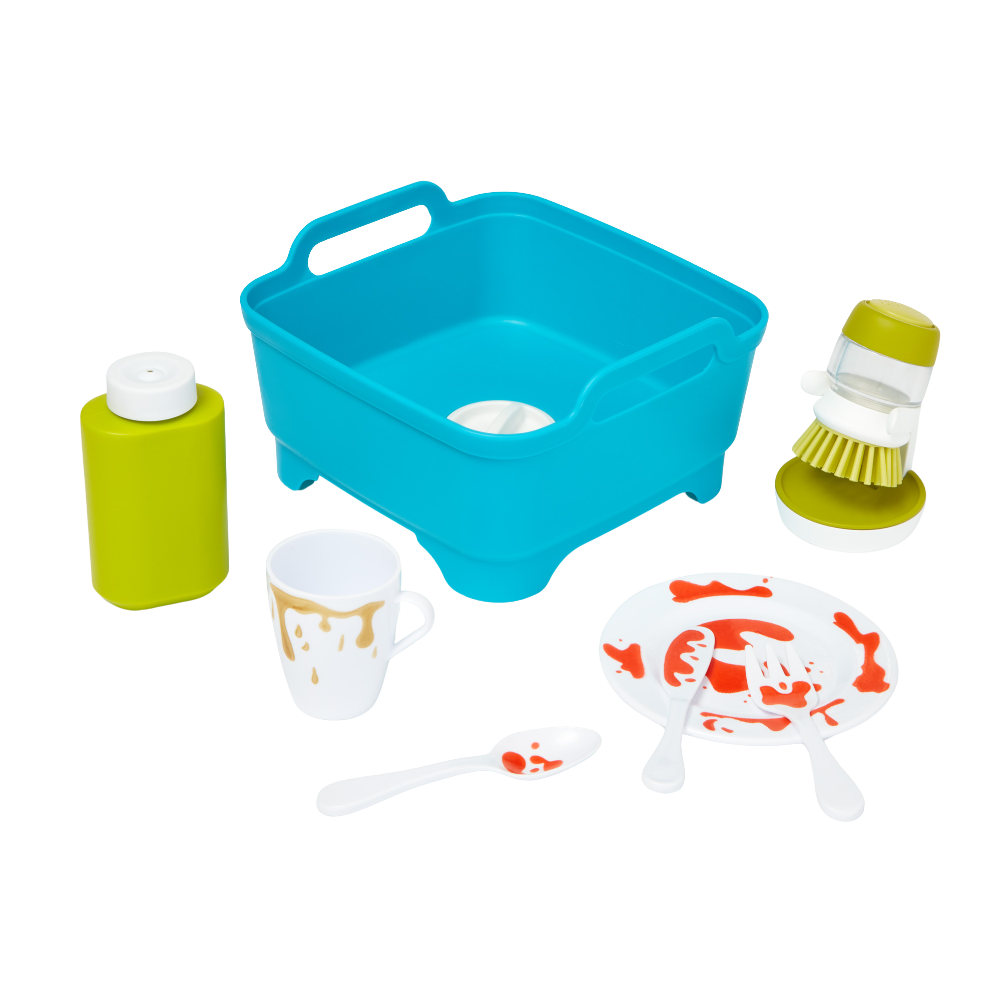 ערכת ניקוי כלים Wash & Scrub של Joseph Joseph | סט אביזרים לשטיפת כלים לילדים גילאי 3+