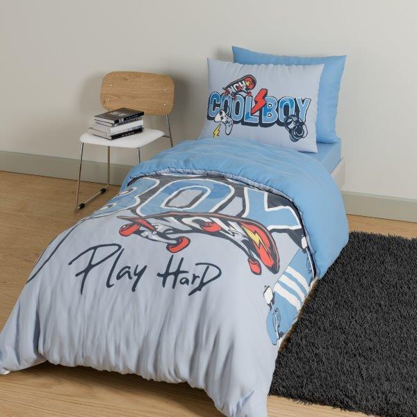 סט מצעים יחיד 100% כותנה שון