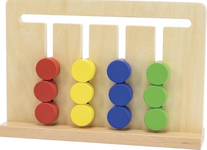 משחק התאמה צורות וצבעים + דגמים ל4 ילדים