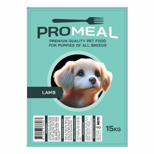 פרומיל מזון לגורי כלבים בטעם כבש 15 ק"ג PROMEAL
