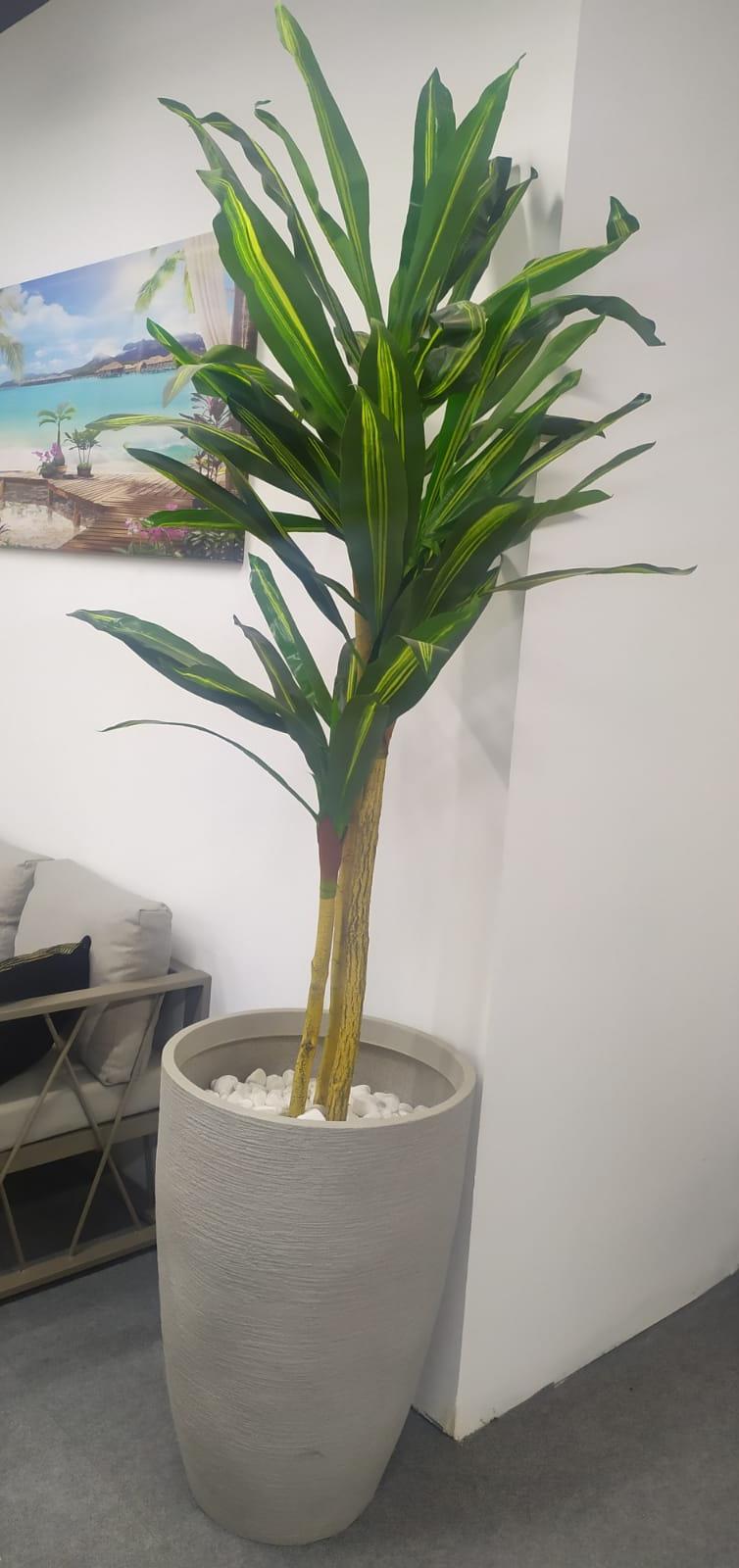 כד + עציץ מלאכותי דגם מנהטן