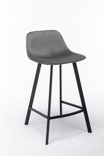 כסא בר מעוצב דגם פיראוס צבע אפור