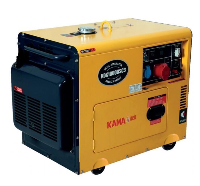גנרטור מושתק 9.4KVA תלת פאזי KAMA