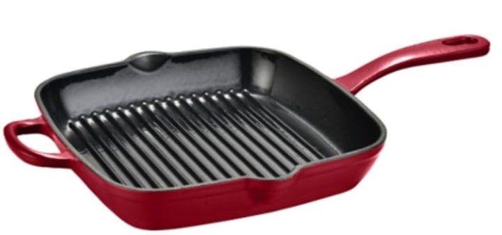 מחבת גריל  יציקת ברזל בציפוי אמייל 26 ס"מ