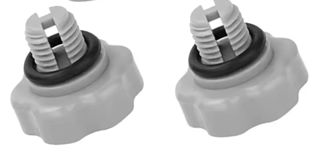 פקק הברגה למשאבות סינון של בריכות שחייה להוצאת אוויר וניקוז מים קוטר הברגה 15 ממ קמפינג לייף