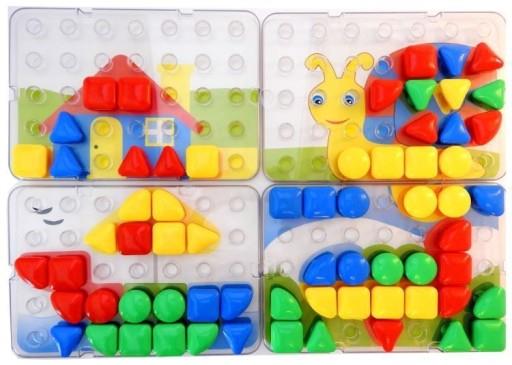 פטריות בצורות ענק + 4 לוחות שקופים