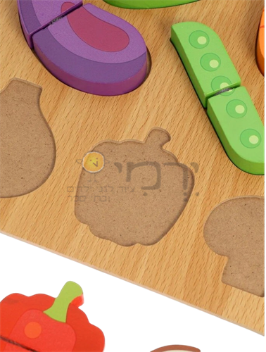 פאזל עץ חיתוך ירקות