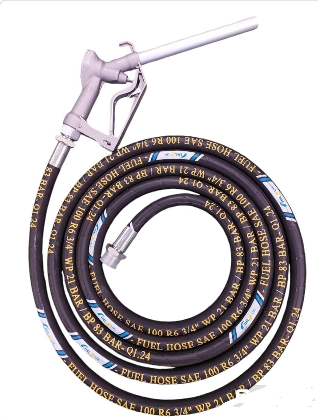 אקדח תדלוק עם צינור 6 מטר למילוי סולר ובנזין האקדח אלומיניום קמפינג לייף אקדח תדלוק עם צינור 6 מטר למילוי סולר ובנזין האקדח אלומיניום קמפינג לייף