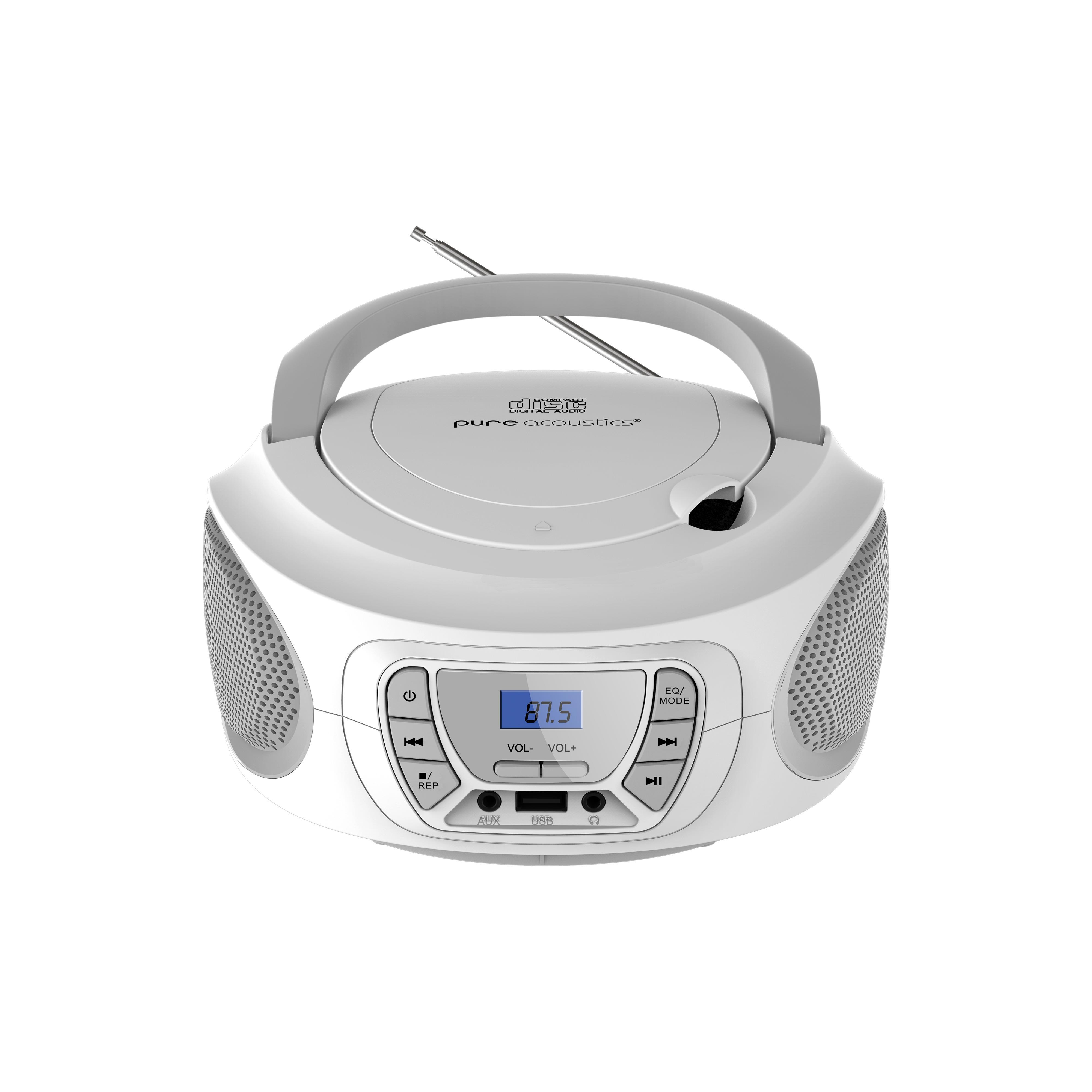 רדיו דיסק דגם BB-880 בלוטוס צבע לבן  Pure Acoustic