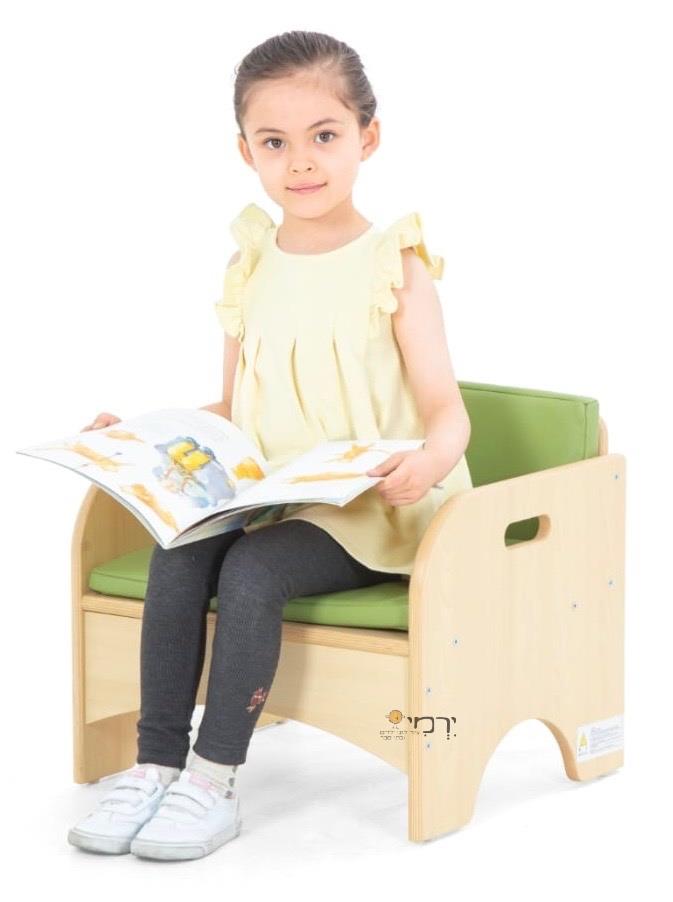 סט סלון איכותי תלת מושבי + יחיד + שולחן עץ סנדוויץ' כולל ריפוד סקאי - ירוק / תכלת