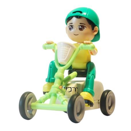 ילד על אופניים