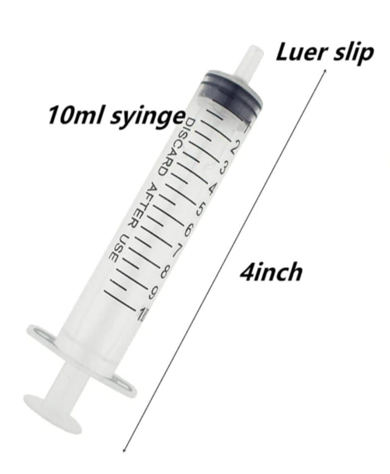 מזרק פלסטיק מ''ל 10 ML מזרק שקוף קמפינג לייף