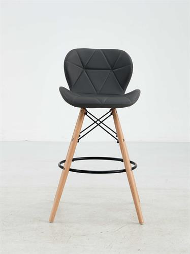 כסא בר מעוצב דגם מונקו צבע אפור כסא בר מעוצב דגם מונקו צבע אפור