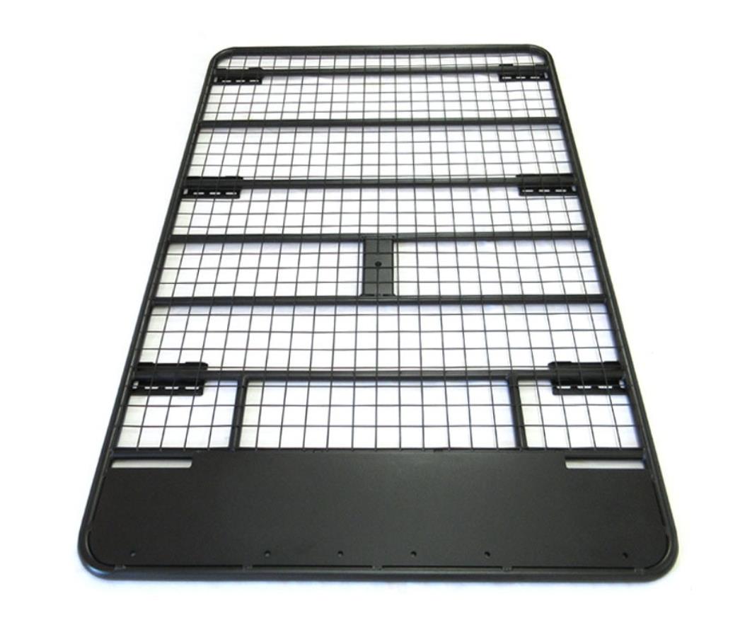 גגון טויוטה לנד קרוזר שטוח 1.8X1.25 מטר ברזל התקנה ישירה לגג מתאים לקצר וארוך עם התקנה קמפינג לייף