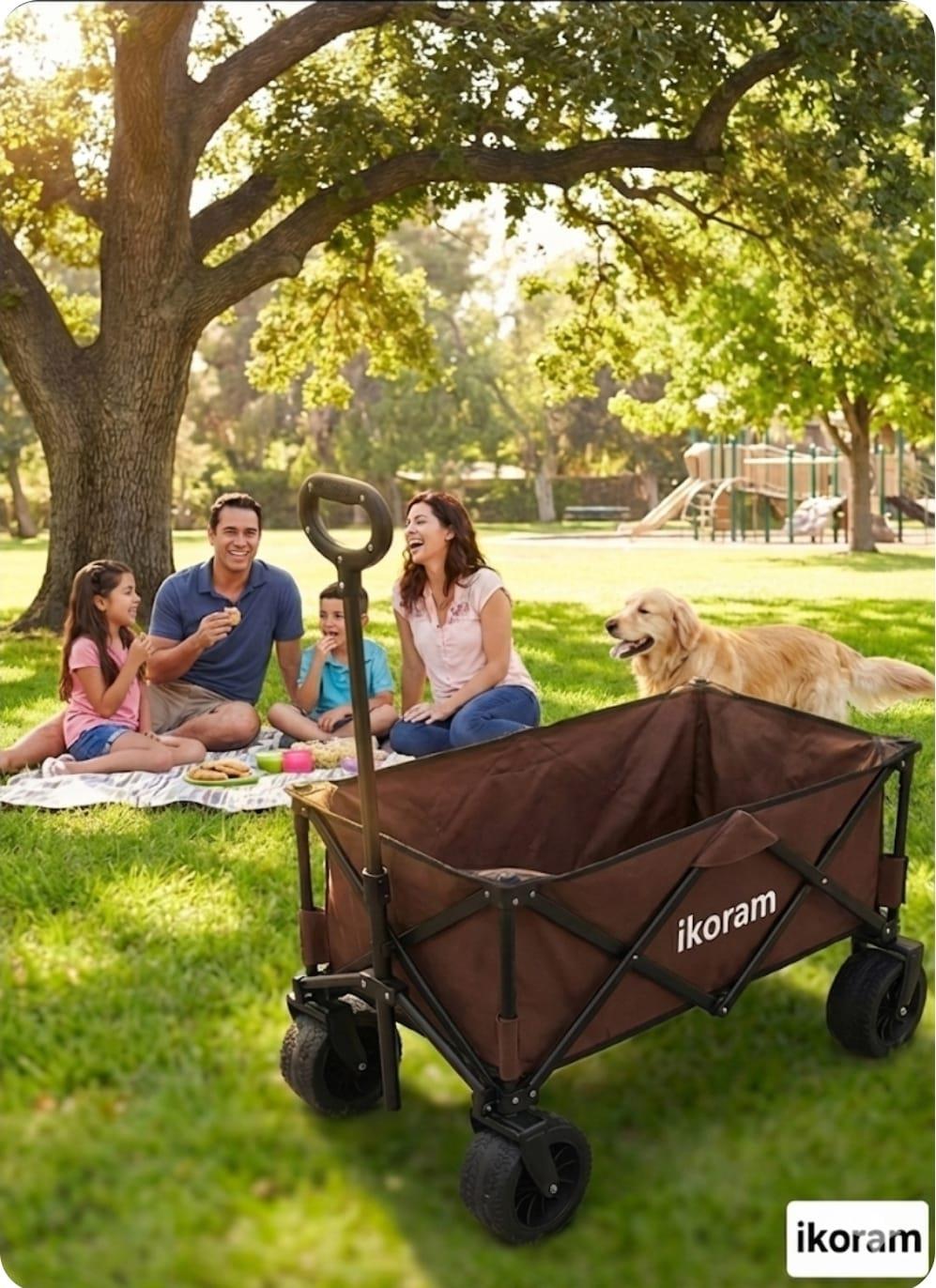 עגלה לקמפינג עגלת חוף עם גלגלים רחבים קמפינג לייף עגלה לקמפינג עגלת חוף עם גלגלים רחבים קמפינג לייף