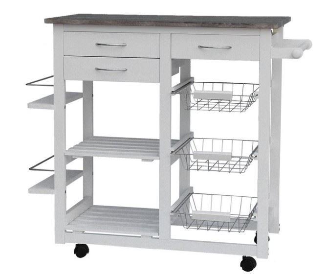 עגלת שירות מפוארת 6 תאים 1813 לבית למטבח ולכל מטרה עגלת שירות מפוארת 6 תאים 1813 לבית למטבח ולכל מטרה