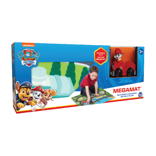 שטיחון קטן עם מכונית מפרץ ההרפתקאות Megamat
