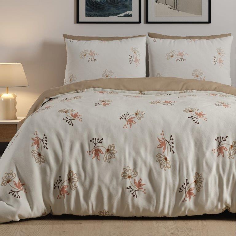 סט מצעים 100% כותנה 180X200 דגם - עמית