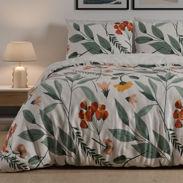 סט מצעים זוגי 100% כותנה - ערבה