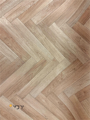 PVC פרקט פישבון חום