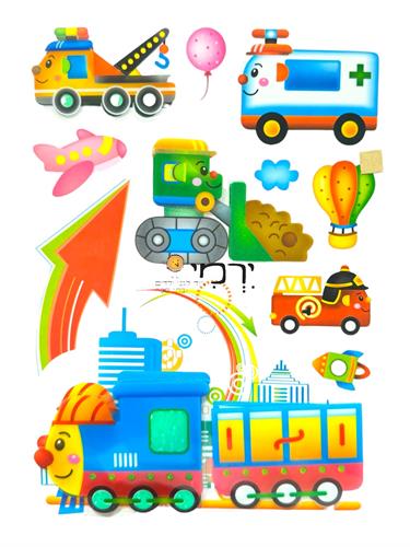 מדבקות קישוט כלי תחבורה