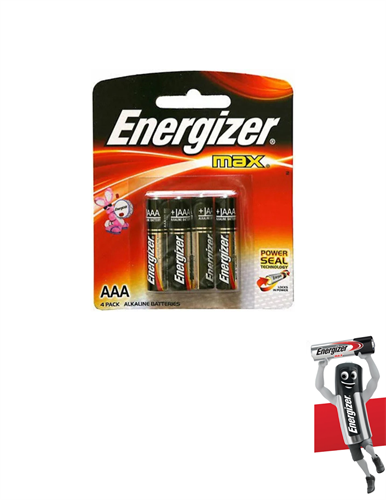 מארז 4 סוללות AAA - מבית ENERGIZER