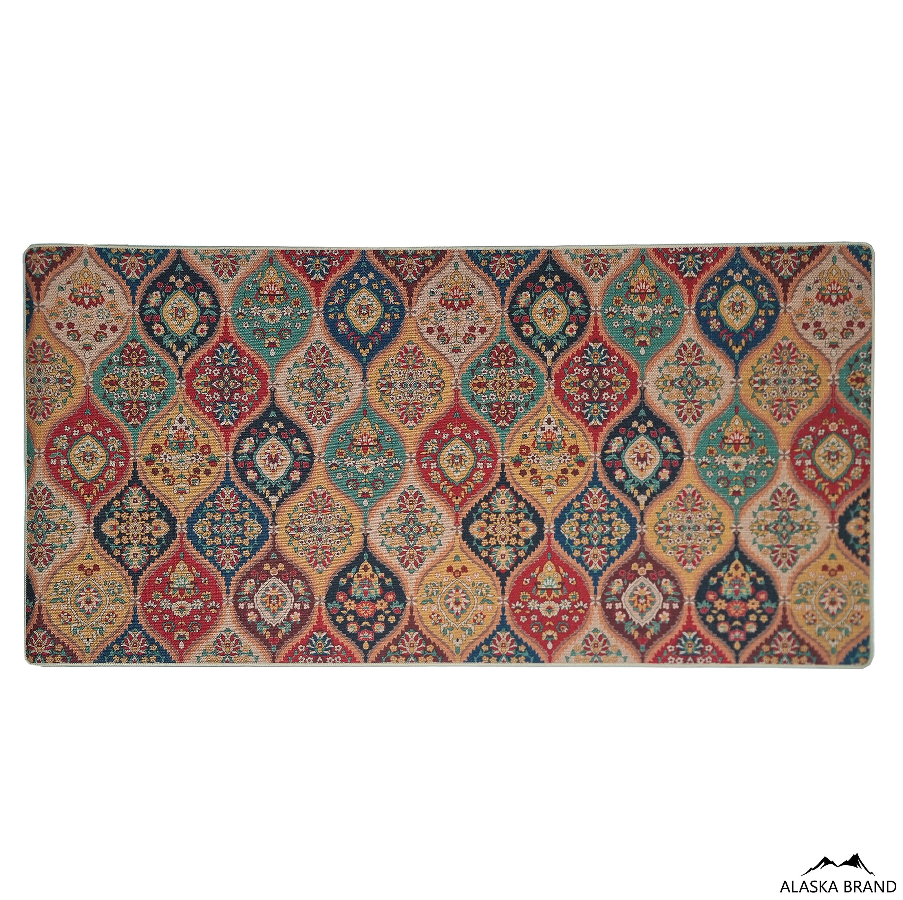 שטיח מטבח איכותי בתוספת גומי בתחתית דגם - 63 (מתנקה בקלות!)