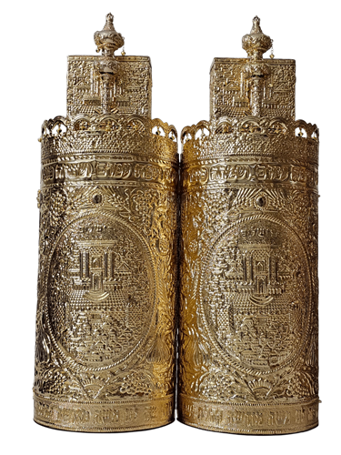 תיק לס''ת - דגם ירושלים - זהב