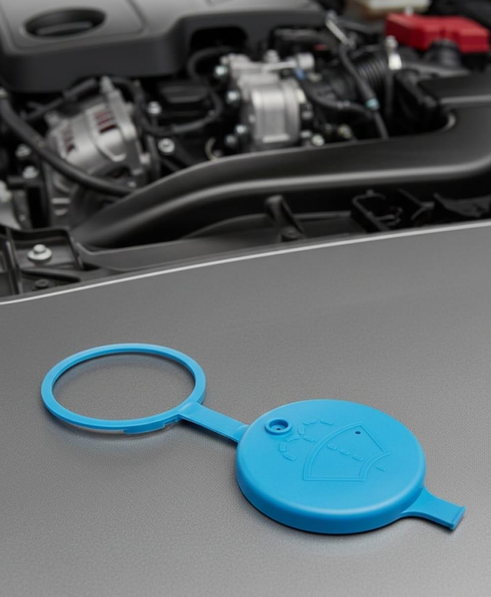 מכסה מיכל מים לוישרים צבע כחול תכלת פלסטיק קמפינג לייף