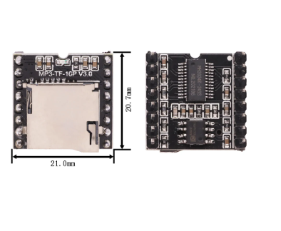מודול נגן קול MP3 דגם TF-16P עבור ארדואינו