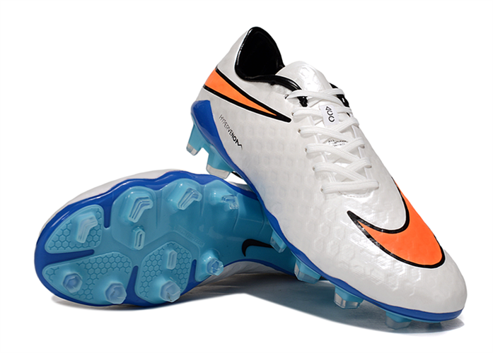 נעלי כדורגל Nike Hypervenom phantom לבן כתום