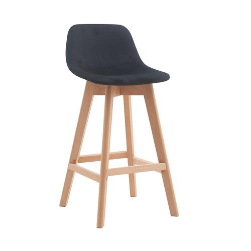 כסא בר מעוצב דגם מרקש צבע שחור