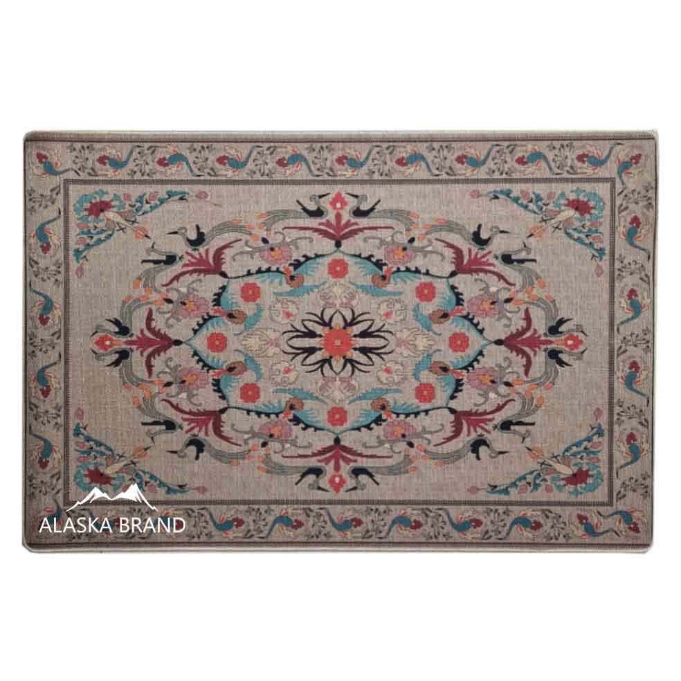 שטיח מטבח איכותי בתוספת גומי בתחתית דגם - 46 (מתנקה בקלות!)