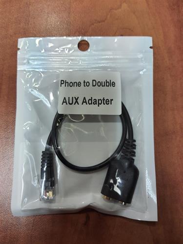 Phone to double  AUX Adapter