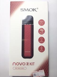 סיגריה אלקטרונית רב פעמית סמוק נובו קיט SMOK NOVO KIT 2 בצבע אדום