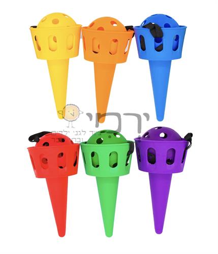 גביע + כדור קליעה למטרה סט 6 יחידות
